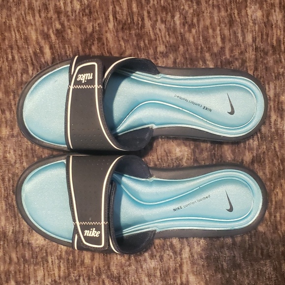 Nike | Shoes | Nike Womens Memory Foam Slides In Size 8 | Poshmark